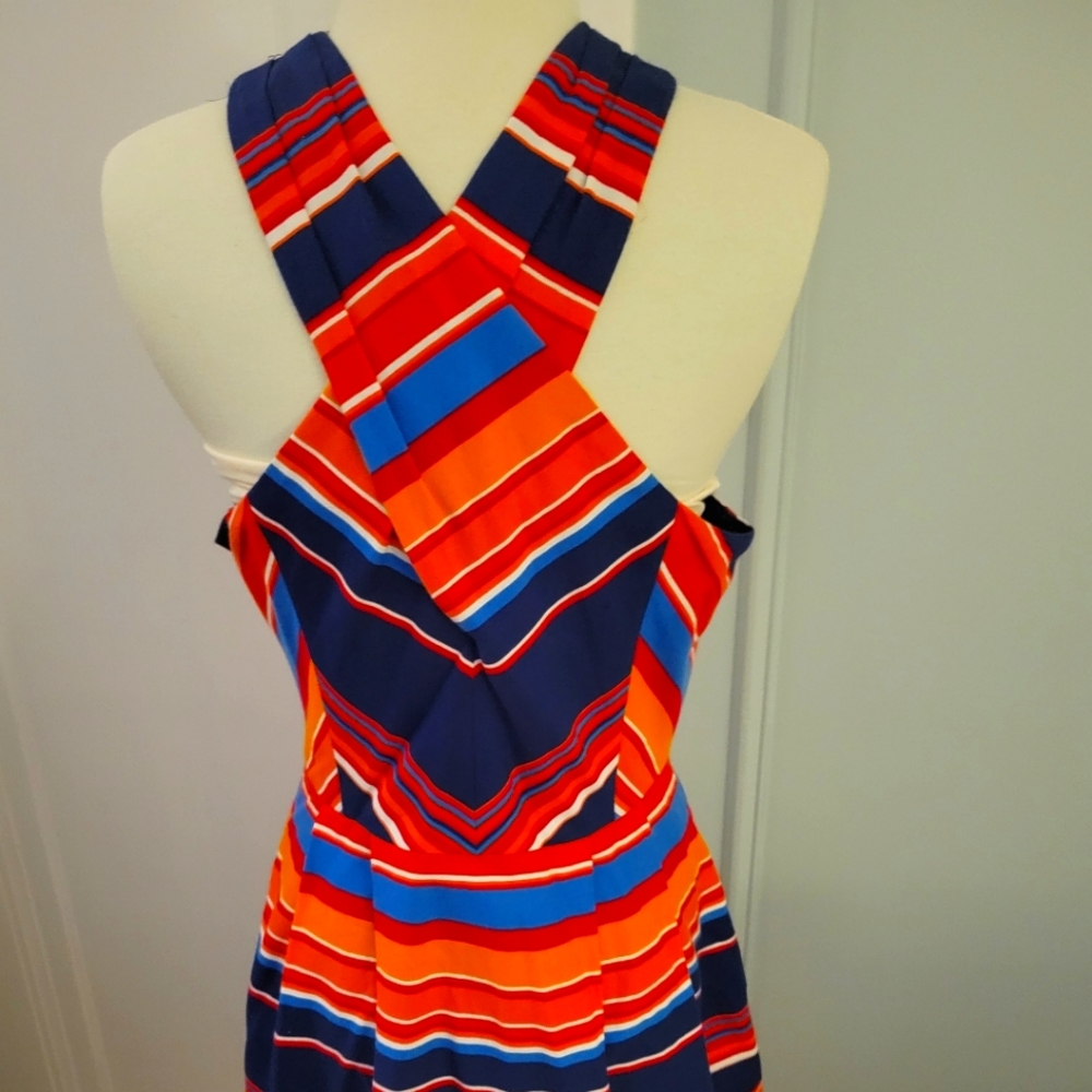 Shoshana cross neck dress